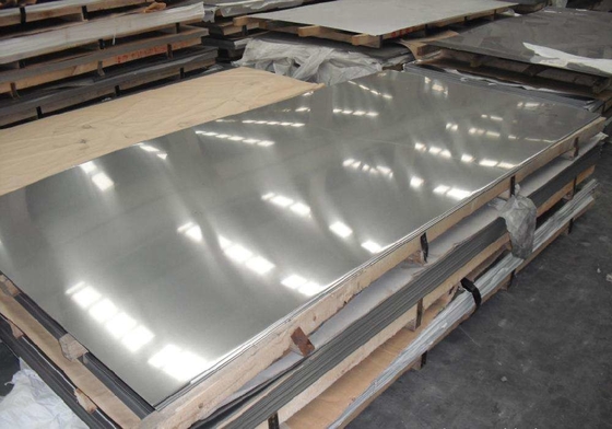 BA Superficie 201 Hoja de acero inoxidable con borde de hendidura