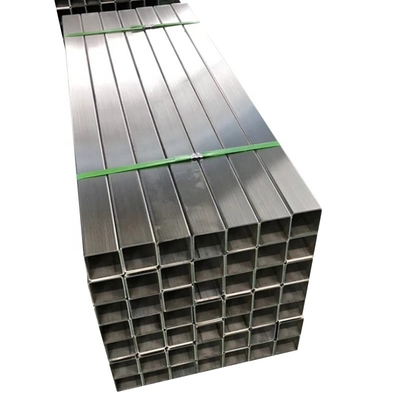 Los HL acaban el tubo cuadrado de acero inoxidable Aisi 201 202 el lado derecho SHS de 304L 316L para la decoración
