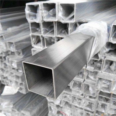 El lado derecho pulió el tubo cuadrado de acero inoxidable ASTM superficial brillante SS201 304 316 321