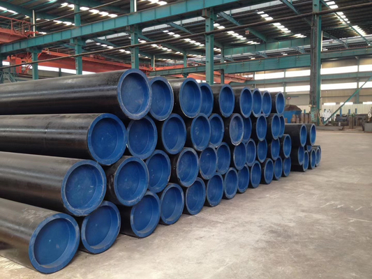 El ms ERW soldó con autógena el negro ASTM A53 de la tubería de acero del carbono/el carbono 1387 de las BS 16m m